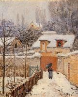 Snow at Louveciennes