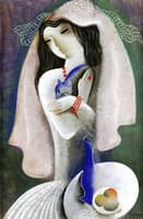 Bride with Cat