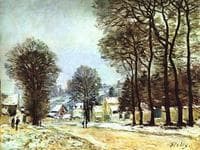 Snow at Louveciennes