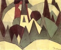 Nature Symbolized No. 3: Steeple and Trees