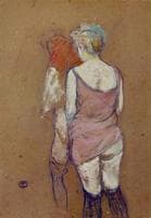 Two Half-Naked Women Seen from Behind in the Rue des Moulins Brothel