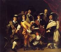 Officers of the militia led by Colonel Govert Suijs