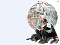 Boy Reading Adventure Story