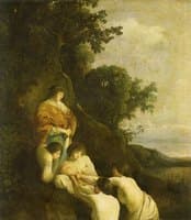 Pharaoh's Daughter Discovers Moses in the Rush Basket