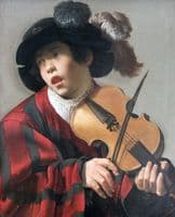 Singer with stringed instrument