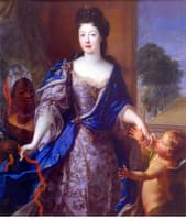 Elisabeth Charlotte d'Orléans as Venus, about to Bind Cupid's Wings