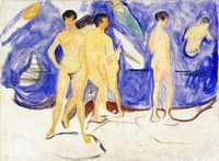 Bathing Young Men
