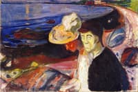 Man and Woman on the Beach