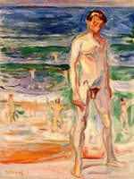 Young Man on the Beach