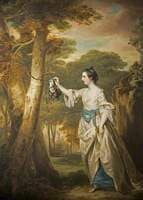 Mary Colby, as 'Emma, the Nut-Brown Maid'