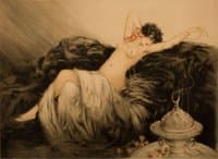 Nude with Black Fur