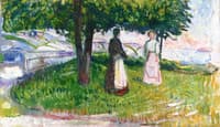 Two Women under a Tree