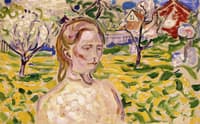 Young Woman and Buttercups