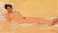 Lying naked