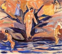 Bathing Women and Children