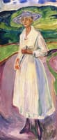 Woman in a White Dress