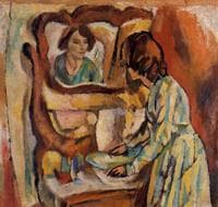 Woman Washing Herself