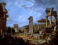 A Capriccio of the Roman Forum