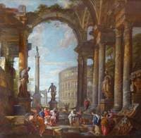 Roman Ruins with Figures