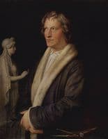 Portrait of Danish sculptor Bertel Thorvaldsen