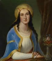 Portrait of a lady in a turban