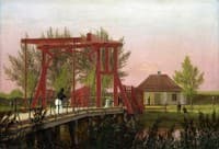 The Northern Drawbridge to the Citadel in Copenhagen