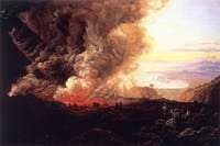 Eruption of the Vesuvius