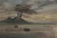 The Neapolitan Coast with Vesuvius in Eruption
