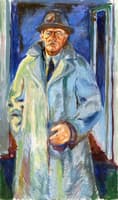 Self-Portrait in Hat and Coat