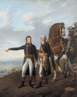 General Bonaparte and his chief of staff Berthier at the Battle of Marengo