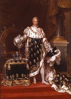 Portrait of the King Charles X of France in his coronation robes