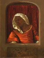 Head of a Negress in a Simulated Opening
