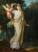 Posthumus Portrait of Marquise Fanny Grimaldi