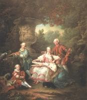 Marquis de Sourches and His Family