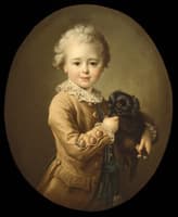 Boy with a Black Spaniel