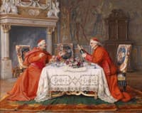Two cardinals at the banquet
