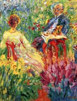 Conversation in the Garden