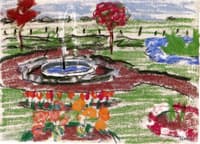 Garden with Fountain