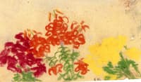 Tiger Lily and Yellow Blossoms