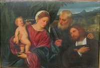 Sacred Conversation with Saint Omobono and Donor