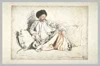 Portrait of English merchant Francis Levett, attired in Turkish costume