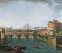 View on the Tiber, Rome