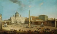 St. Peter's Chathedral and St. Peter's Square in Rome