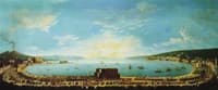 A panoramic view of the Bay of Naples