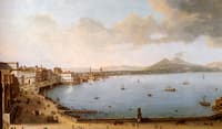 View Of Naples From The Strada Di Santa Lucia