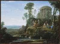 Apollo and the Muses on Mount Helion (Parnassus)