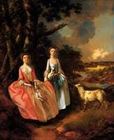 Mrs Mary Cobbold with Her Daughter Anne