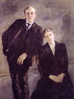 Double Portrait of Max Beckmann and Minna Beckmann-Tube