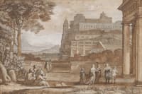 Queen Esther Approaching the Palace of Ahasuerus