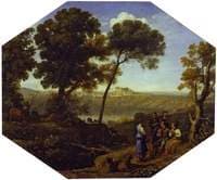 Pastoral Landscape with Lake Albano and Castel Gandolfo